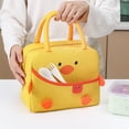 thumbnail image 5 of Una bolsa de arroz de dibujos animados, bolsa de arroz portátil de gran capacidad, los estudiantes llevan una bolsa aislante de arroz al trabajo, 5 of 5