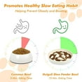 thumbnail image 4 of 2 Pcs Slow Feeder Cat Bowls, Cat Food Bowl with Fish Pool Design, Fun Cat Puzzle Feeder Bowl Anti Vomiting, No-Spill Slow Feeder Cat Food Bowl Eating Interactive Anti Gulping Slow Feeder, 4 of 7