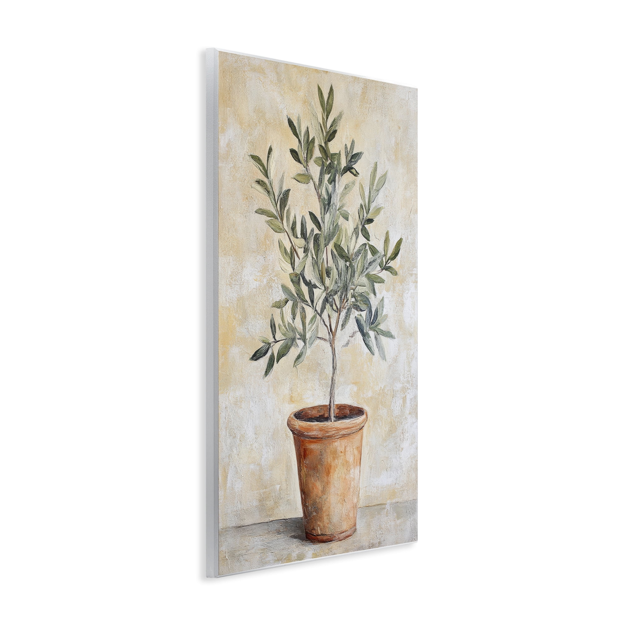 Stupell Industries House Plant in Terracotta Wall Plaque Art, design by Petal Prints Design