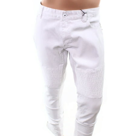 INC NEW Bright White Mens Size 38x30 Slim Skinny Super Stretch (Best Mens Super Skinny Jeans)
