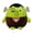 Greenman, variant on KUFptva Festive Plush Toy for Children Cartoon Bat Stuffed Throw Pillow Soft Cuddle Doll Kids Plush