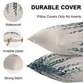 thumbnail image 4 of Waterproof Throw Pillow Covers Set of 2, 20x12 Inch Spring Leaves Decorative Pillowcases Outdoor Pillow Slip Cushion Covers Set for Couch Tent Farmhouse Simple Botanical Plants Vines, 4 of 7