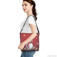 thumbnail image 5 of Eheartsgir Adjustable Strap Shoulder Crossbody Purse for Travel Shopping, Snowman Durable Shoulder Purse PU Material Bucket Crossbody Bag, 5 of 6