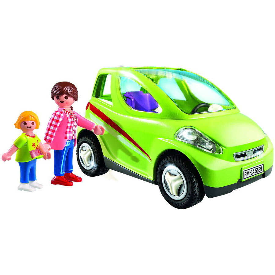 New Playmobil City Life Compact Lime Green Smart Car Auto Vehicle Play Set 5569 