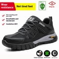 thumbnail image 2 of ywluxe Men's & Women's Safety Shoes - Lightweight, Anti-Slip, Breathable, Insulated & Wear-Resistant, Steel Toe/Composite Toe with Puncture Proof for Outdoor & Construction Sites, 2 of 9