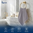 thumbnail image 4 of Linteum Textile 100% Cotton Premium Washcloths, 12x12 Inches [Pack of 12] Dove, 4 of 6