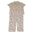 thumbnail image 1 of Pijama Hello Kitty para Dama Set Camisero Manga Corta con Pantalón Blanco Talla G 2 Piezas, 1 of 4