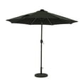 thumbnail image 2 of Mirage II Fiesta 9-ft Octagon Market Umbrella with Solar LED Tube Lights - Black - Breez-Tex Canopy, 2 of 10