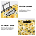 thumbnail image 5 of Lsque Blue Floral Sunflower Printed Luggage Cover, Travel Luggage Protector,Scratch and Dirt Resistant, Fits 18-32 Inch Luggage - X-Large, 5 of 9