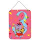 thumbnail image 1 of "Caroline's Treasures Happy 3rd Birthday Age 3 Impresiones para colgar en la pared o en la puerta APH2160DS1216, 16HX12W, multicolor" Caroline's Treasures APH2160DS1216, 1 of 1