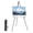 Black, variant on Foldable Metal Painting Easel Stand With Hard Frame And Practical Design Perfect For Art Classes And Outdoor Sketching