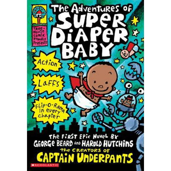 Pre-Owned The Adventures of Super Diaper Baby (Paperback) 0439376068 9780439376068
