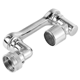 thumbnail image 2 of 1080°Swivel Faucet Extender With 2 Spray Modes Sink Rotating Faucet Extender Splashproof Faucet Filter Adaptor Aerator With Wrench, 2 of 7