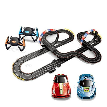 Racing Track Set Cars 2 Toys Loops Electric Slot Race Stunt Racing Track Set Cars 2 Toys Loops Electric Slot Race Stunt Loop Controllers
