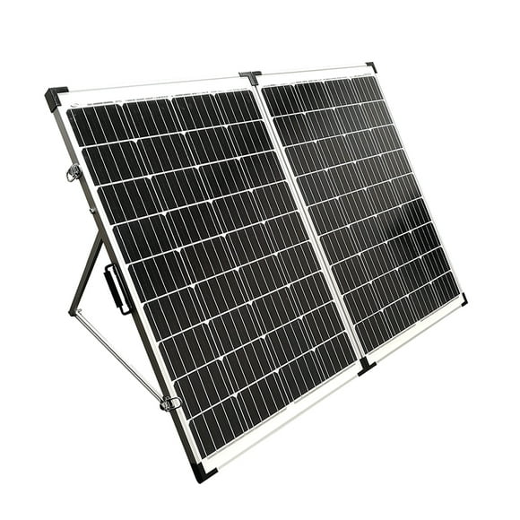 Go Power Kit Solaire GP-PSK-200 Kit Solaire Portable; 200 Watts/11.2 Amp; Contrôleur Solaire Numérique 30 Amp; avec Matériel de Montage