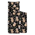 thumbnail image 2 of Highland Cow and Girl Print Teens Toddler Nap Mat with Pillow, Sleeping Mat Bag for Preschool Daycare 50"x20", 2 of 6