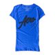 thumbnail image 2 of Aeropostale - Playera adornada con logo de lentejuelas para mujer, azul, extra pequeña Aeropostale Camiseta adornada, 2 of 2