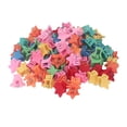 thumbnail image 4 of Pinzas Para El Cabello, Elegantes Pinzas Para La Mandíbula Del Cabello Con Forma De Estrella De Resina, Colores Surtidos, 100 Piezas Para Fiestas, 4 of 7