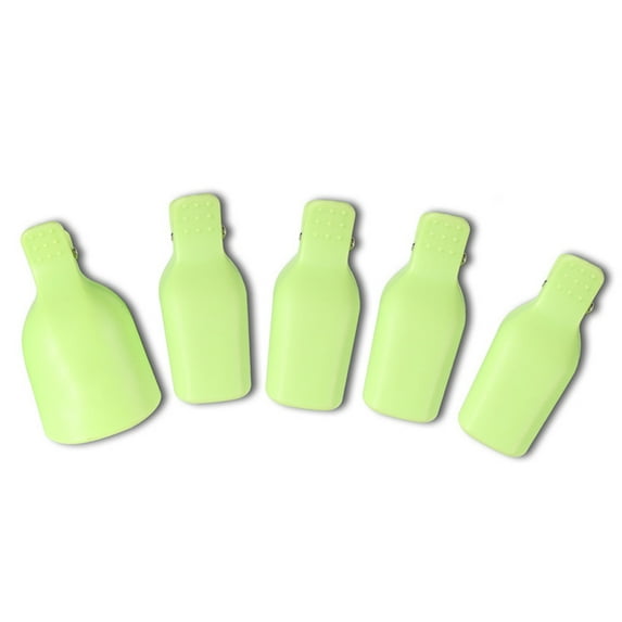 Reusable Plastic Toenail Art Soak Off Cap Clips UV Gel Polish Remover Wrap Toenail Tools Cleaner Soakers Set for Toenails