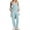 Light-blue, variant on LANGWYQU Women Sleeveless Denim Jumpsuit Casual Jeans Long Bib Pants