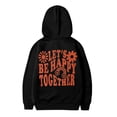 thumbnail image 4 of Oiyii Little Girls' Floral Letter Pullover Hoodie Back Graphic Long Sleeve Casual Hooded Sweatshirt Fashion Pullover Top,Black, 4 of 4