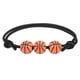 thumbnail image 1 of Baloncesto Béisbol Pulsera Línea de Cera Tenis Rugby Pulsera Niños Niñas Deportes Joyería, 1 of 5