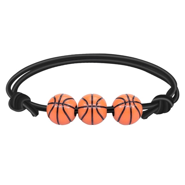 Bracelet de Basketball Baseball Ligne de Cire Bracelet de Tennis Rugby Garçons Filles Bijoux de Sport