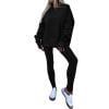 Lounge Sets for Women Two Piece Loose Crewneck Sweatshirts & Slim-Fit Tights Athletic Workout Matching Sets Casual Travel Airport Outfits Sweatsuits 2 Piece Fashion Trendy Pajamas