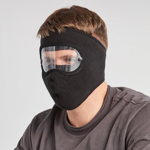 Dowegor Clearance! Ski Mask , Masque Facial Anti-Buée Unisexe Oreilles et Yeux d'Hiver, Masque de Ski pour Hommes, Masque de Ski pour Femmes