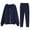 Navy, variant on Tracksuit for Women 2 Pieces Zip-Up Hoodie and Elastic Waist Sweatpants Outfits Casual Workout Lounge Matching Sets Orange M