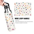 thumbnail image 4 of Yayeee 33oz Insulated Water Bottle Double Wall Stainless Steel with Flip Straw Lid, Beige Stars, 4 of 7