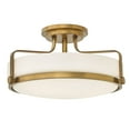 thumbnail image 1 of Hinkley Lighting 3643-Led Harper 18" Wide Led Semi-Flush Bowl Ceiling Fixture - Brass, 1 of 7
