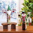 thumbnail image 2 of Soporte para copa de vino, muñeco de nieve de invierno, enano de Navidad, Festival de Papá Noel, decoración para botella de vino, soporte para copa de vino, 2 of 6
