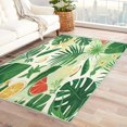 thumbnail image 2 of Tropical Plants Rug, Grapefruit Lemon Area Rug 4x5, Palm Tree Leaf Rugs for Bedroom, Rugs Low Pile Washable Stain Resistant Easy Clean for Dining Room, Living Room Soft Carpet Decor Xsu&-195, 2 of 7