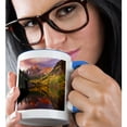 thumbnail image 2 of 3drose, Sunrise in Colorado, 11oz Two-tone Blue Mug, 2 of 6
