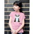 thumbnail image 2 of Cute Little Panda T-Shirt Juniors -Image by Shutterstock,  Small, 2 of 4