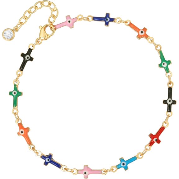 Soleilie Women Bracelet 14K Gold Plated Paperclip Satellite Bead Ball Oval Cuba Cable Box Chain Daily Charm Layered Link Silver Bracelets Adjustable Jewelry