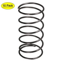 1.2mm Wire Dia 20mm Outer Dia 40mm Long Compression Spring Black 10Pcs