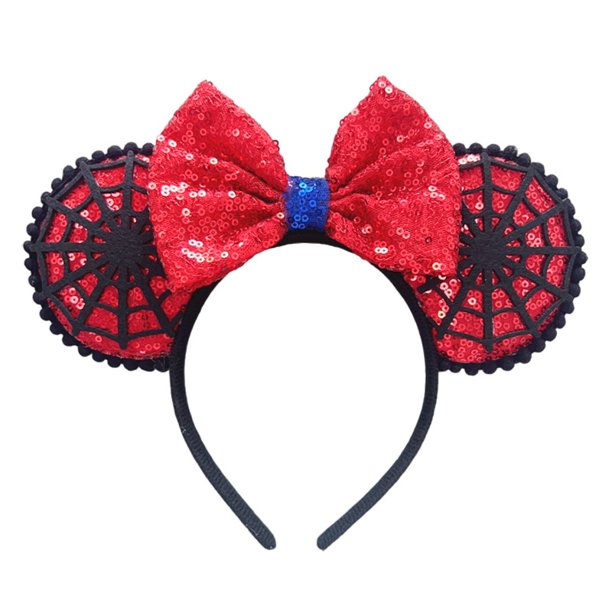 Mickey Mouse Ear Headhand Bordado de dibujos animados Sombrero mágico Diadema Starmoon Cap Diadema para Show MOE Santa Hat Girls Headwear Gao Jinjia LED