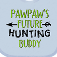 thumbnail image 4 of Inktastic Pawpaws Future Hunting Buddy Boys or Girls Baby Bib, 4 of 4