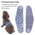 thumbnail image 3 of Xioeram Pet Physiological Pants Adjustable Leakproof Male Dog Belly Band Diapers Breathable Fast Absorption Cartoon Pattern Machine Washable Dog Sanitary Pants for Dogs, 3 of 7