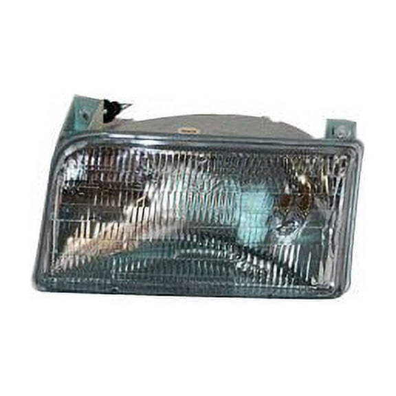 Left Headlight Assembly - Compatible with 1992 - 1996 Ford F-150 1993 1994 1995