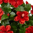 thumbnail image 2 of Nearly Natural 6976 Hibiscus in Swirl Planter, 2 of 3