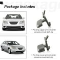 thumbnail image 6 of Upper Lower Center Console Armrest Latch Clips Compatible with Hyundai Sonata 2009-2010 Replace#: 84661-3K000V2 84662-3K000V2 -Gray, 6 of 6