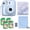 Pastel Blue, variant on FUJIFILM Instax Mini 12 Built-in Flash Instant Film Camera, Bundle with Photo Album, Mint Green