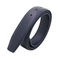 thumbnail image 5 of Vintage Style Mens Belt, DIY Without Buckle Solid Color Waistband 33mm Width 120cm Waist Belt Dress Casual Adults Replacement Blue, 5 of 8