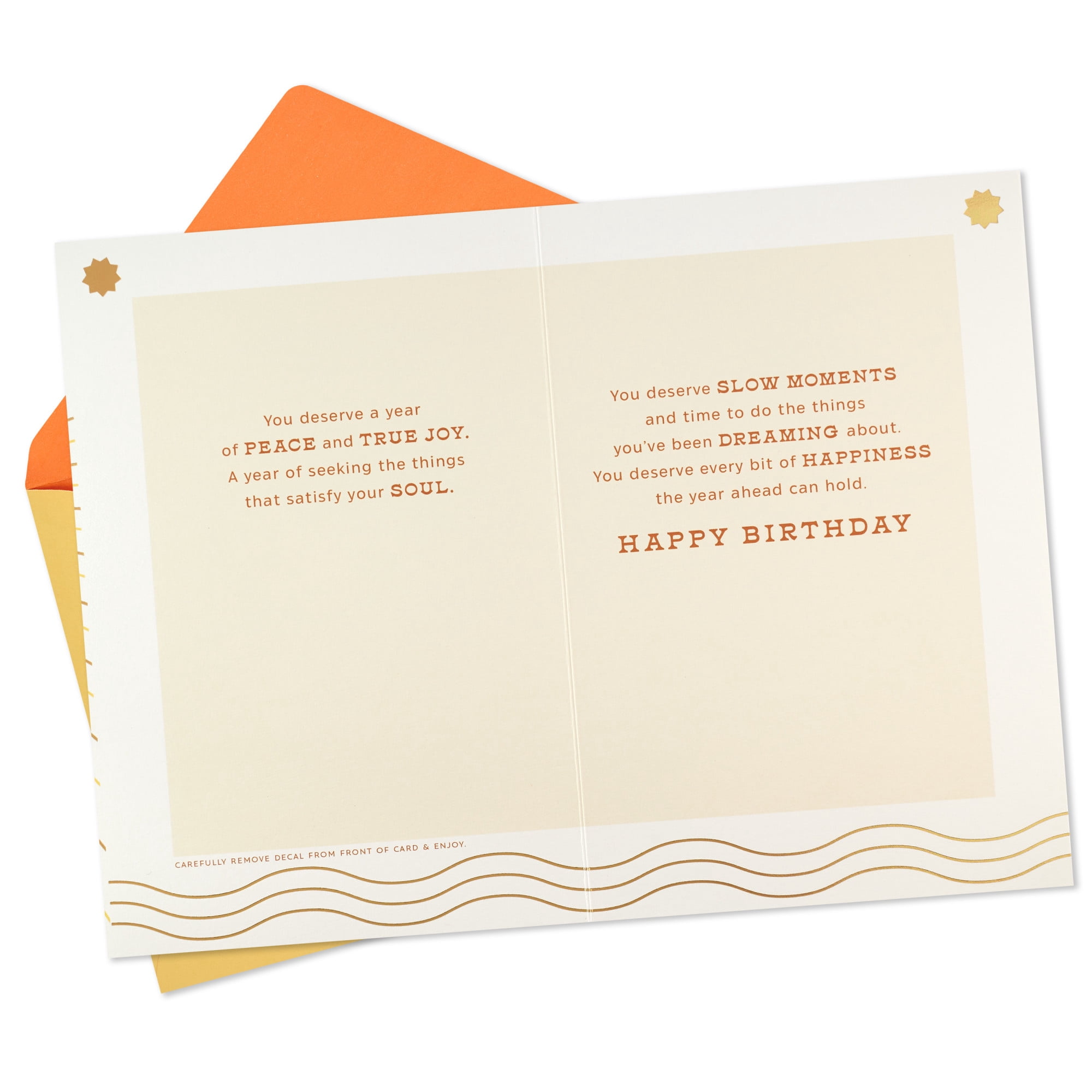 Hallmark Birthday Card With Decal (Live Full and Free)