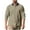 Brown, variant on MXUIKV Golf Shirts for Men Collared Neck Long Sleeve 1/4 Botton Regular Fitted Men's Business Casual Shirts