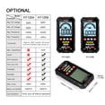 thumbnail image 2 of HABOTEST HT125A Multimètre Numérique Intelligent 4000 Unités Vrai RMS Tension de Comptage Automatique avec Écran LCD Rétroéclairé 600V AC DC Voltmètre Stylo Test Électrique Lampe de Poche LED Multifonction Résistant, 2 of 8