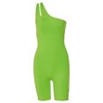 thumbnail image 4 of Kmbangi Women Close-fitting Overalls, Solid Color Sleeveless Playsuit, 4 of 9